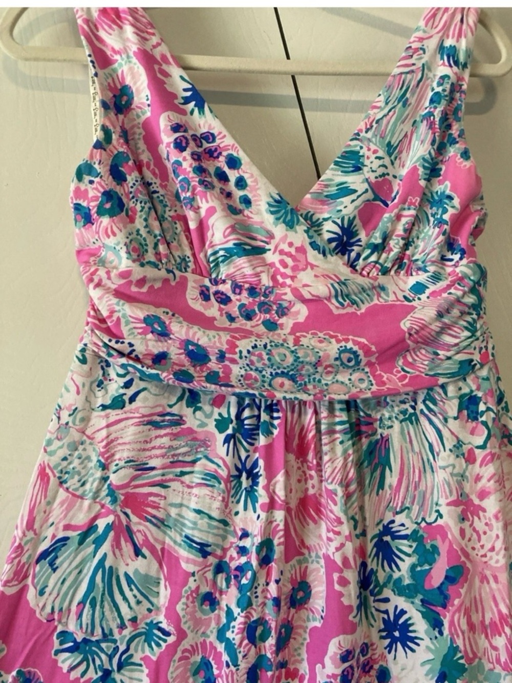 Lilly Pulitzer Sloane Mini Dress Tiki Pink Gypsea Print Size Medium VGUC! - Picture 2 of 6